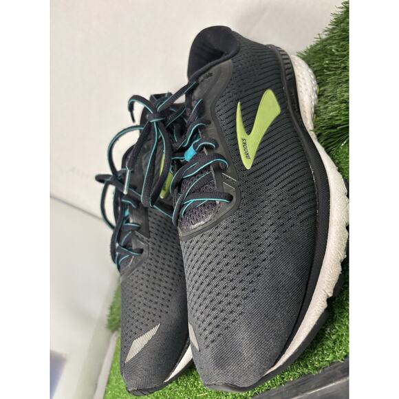 Brooks Adrenaline GTS 20 Mens Size 10.5 Black Athletic Running Shoes Sneakers - Picture 2 of 8